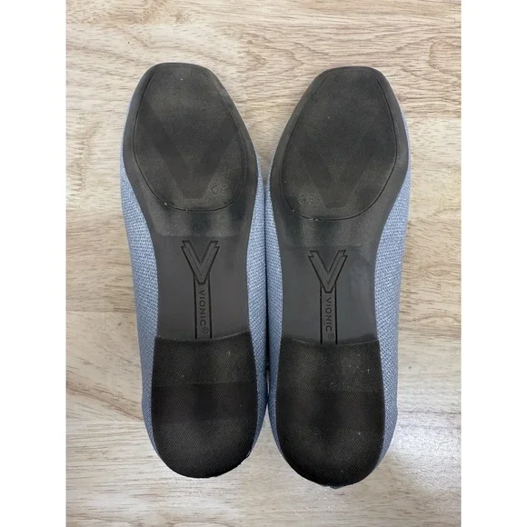 Vionic Women's Shoes Gray Uptown Skimmer Knit Slip-ons Loafers Size 8.5 #34 - Picture 7 of 8